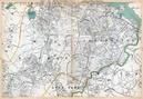 Brookline, Roxbury, Hyde Park, Milton, Dorchester, Massachusetts State Atlas 1900